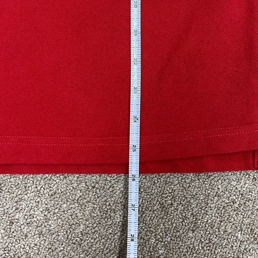 Tommy Hilfiger: Boy’s Red Short Sleeve Cotton Polo, Size XL (20)